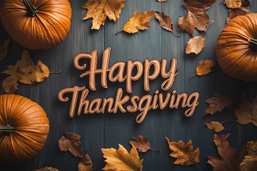 Custom Insulation Company - Happy Thanksgiving