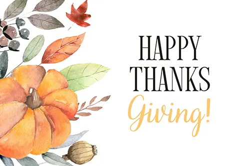 Custom Insulation Company, Inc. - Happy Thanksgiving from Our Company to You